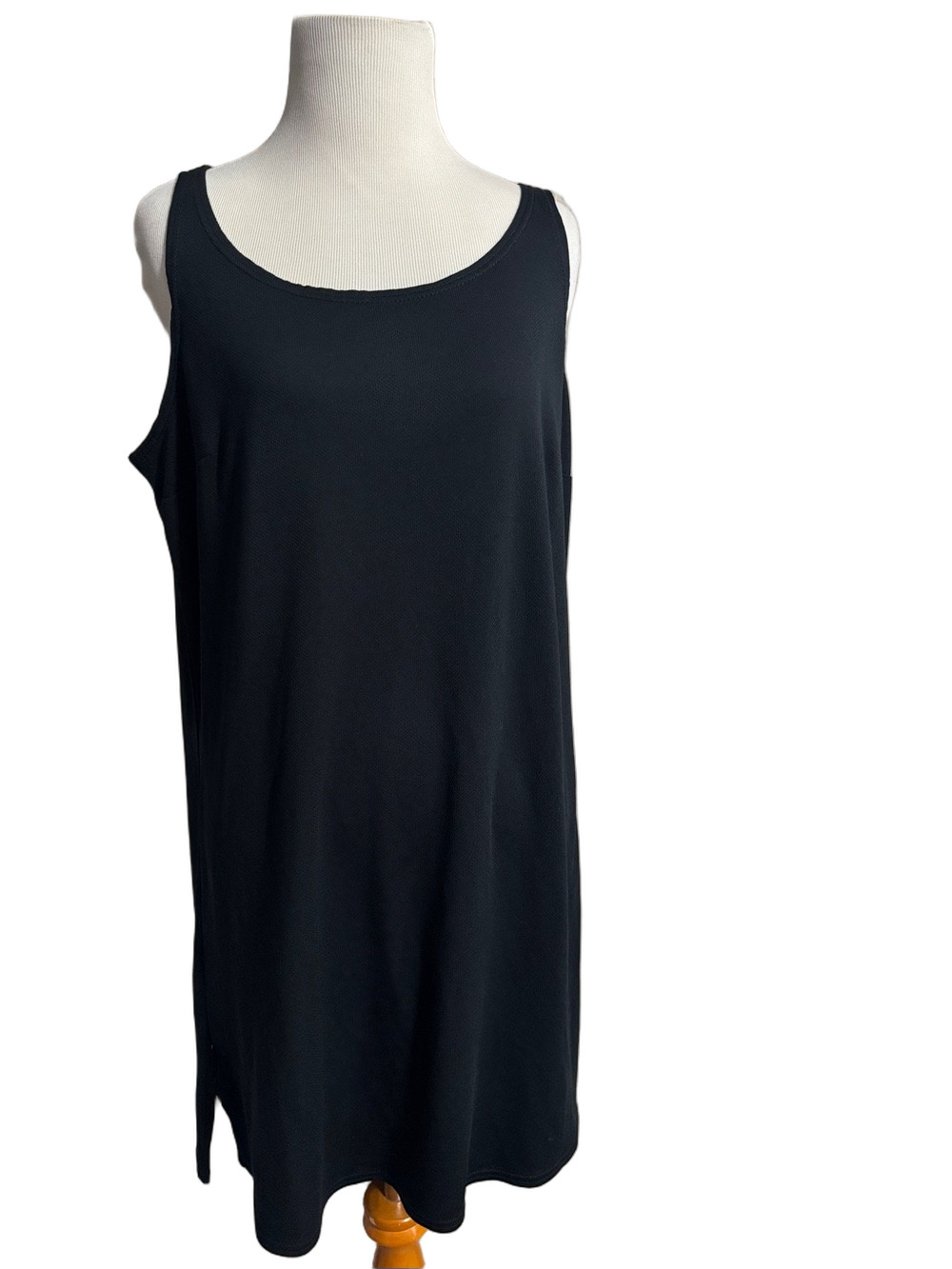 Speedo Black Scoop Neck Swim Cover-Up Dress